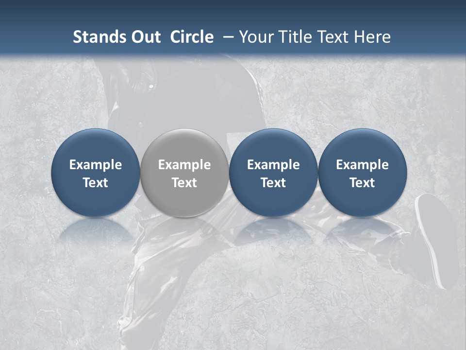 Modern Model Wall PowerPoint Template