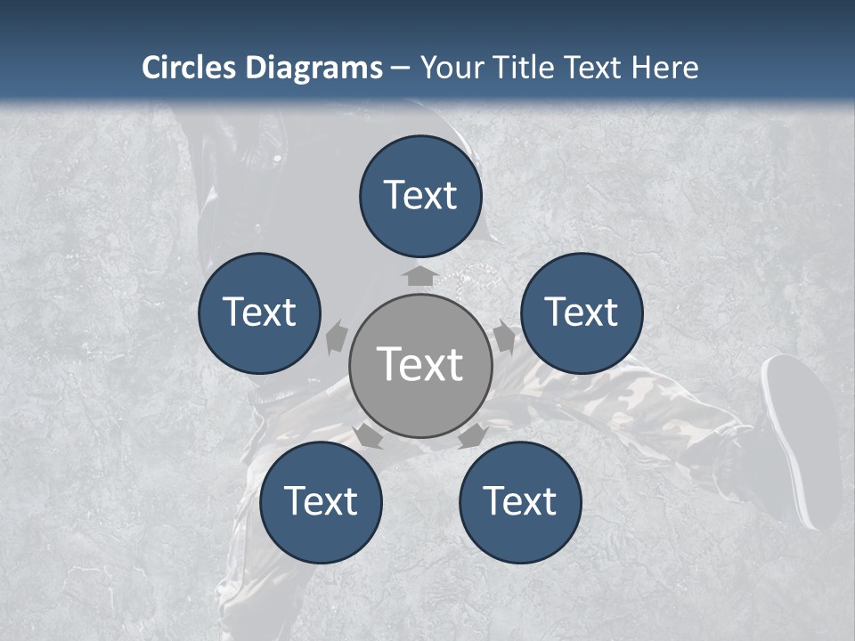 Modern Model Wall PowerPoint Template