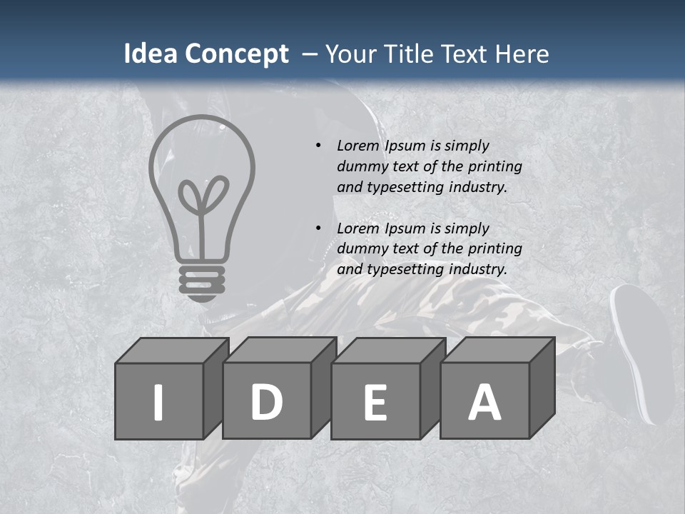 Modern Model Wall PowerPoint Template