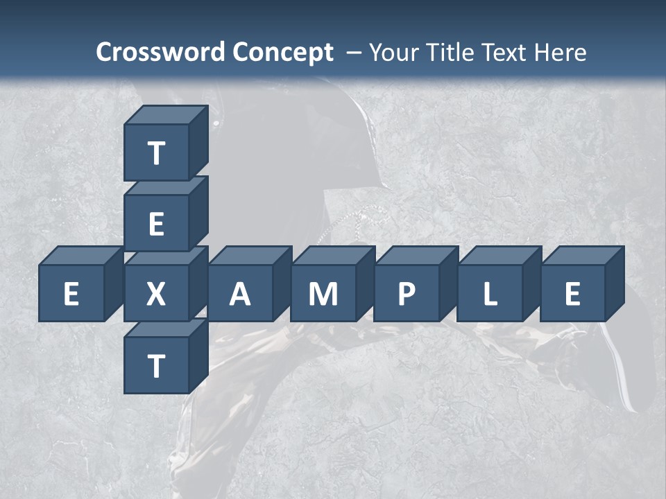 Modern Model Wall PowerPoint Template