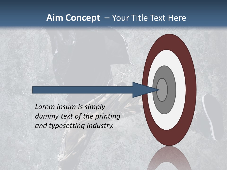 Modern Model Wall PowerPoint Template