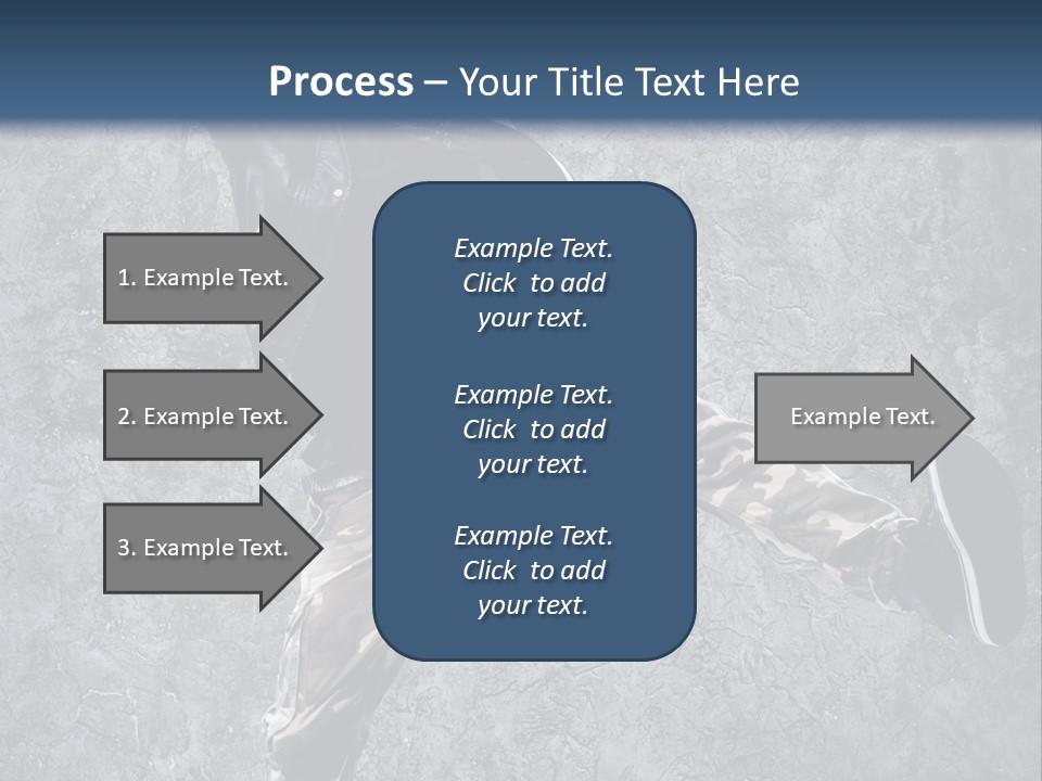 Modern Model Wall PowerPoint Template