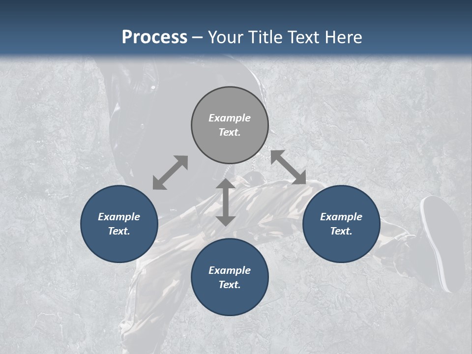 Modern Model Wall PowerPoint Template