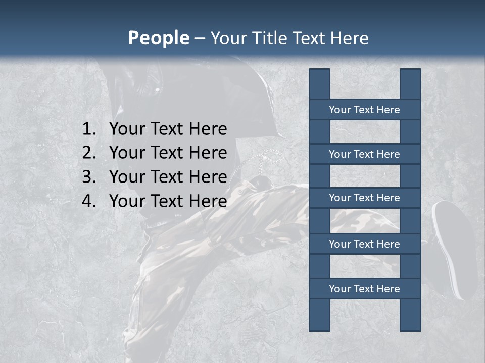 Modern Model Wall PowerPoint Template