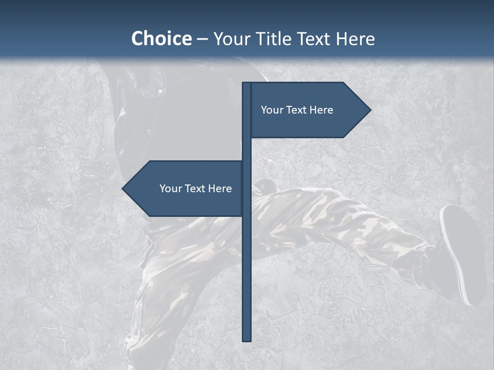Modern Model Wall PowerPoint Template