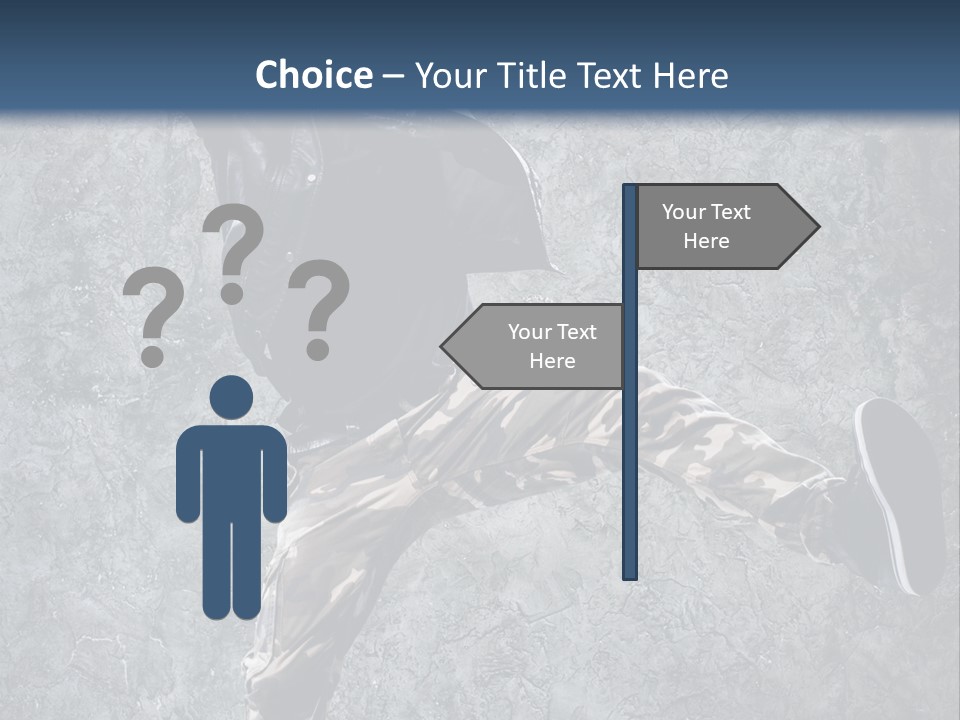 Modern Model Wall PowerPoint Template