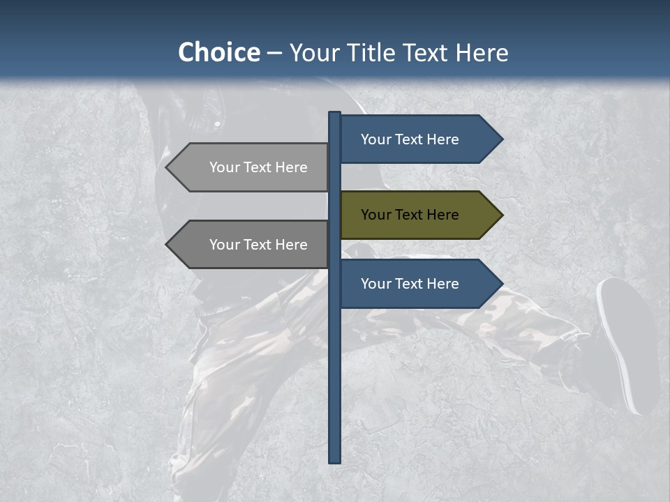Modern Model Wall PowerPoint Template