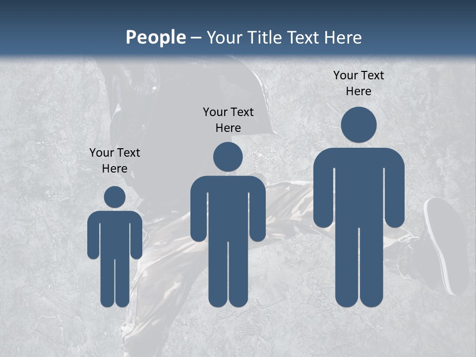 Modern Model Wall PowerPoint Template