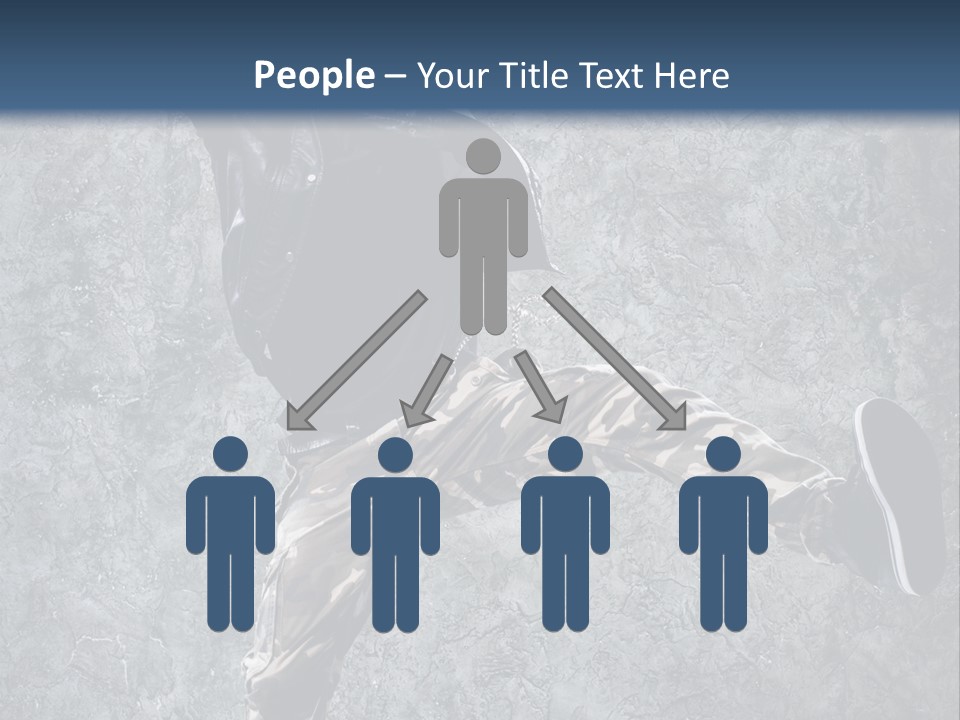 Modern Model Wall PowerPoint Template