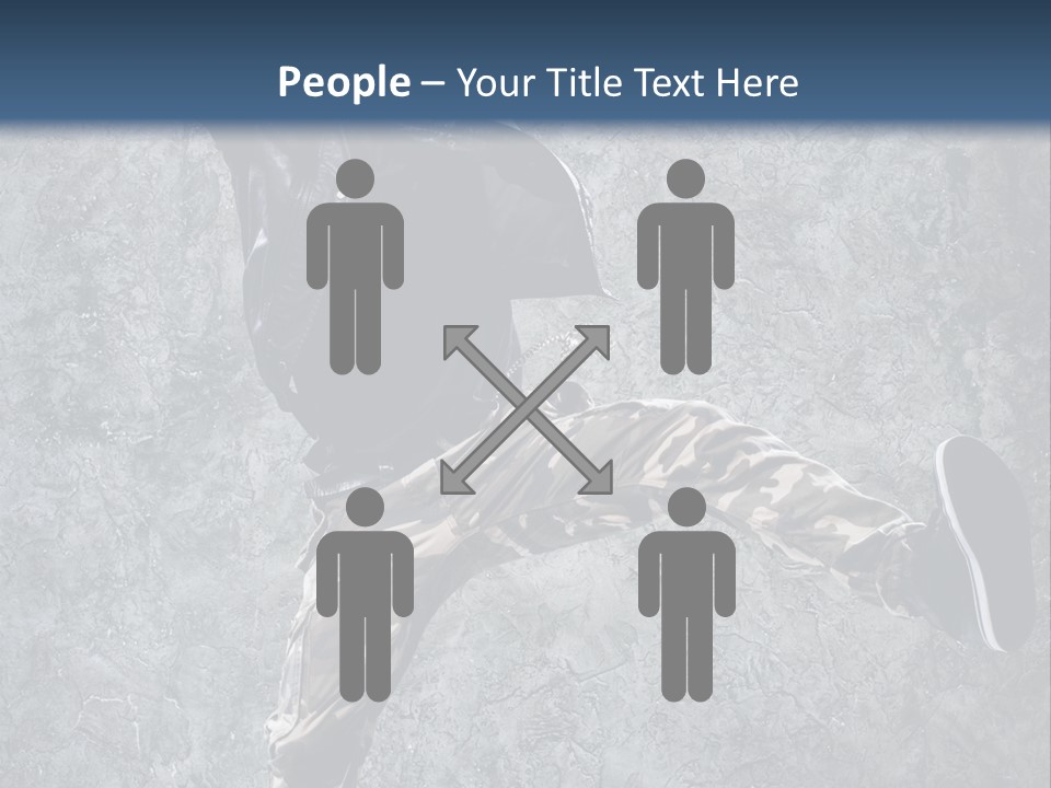 Modern Model Wall PowerPoint Template