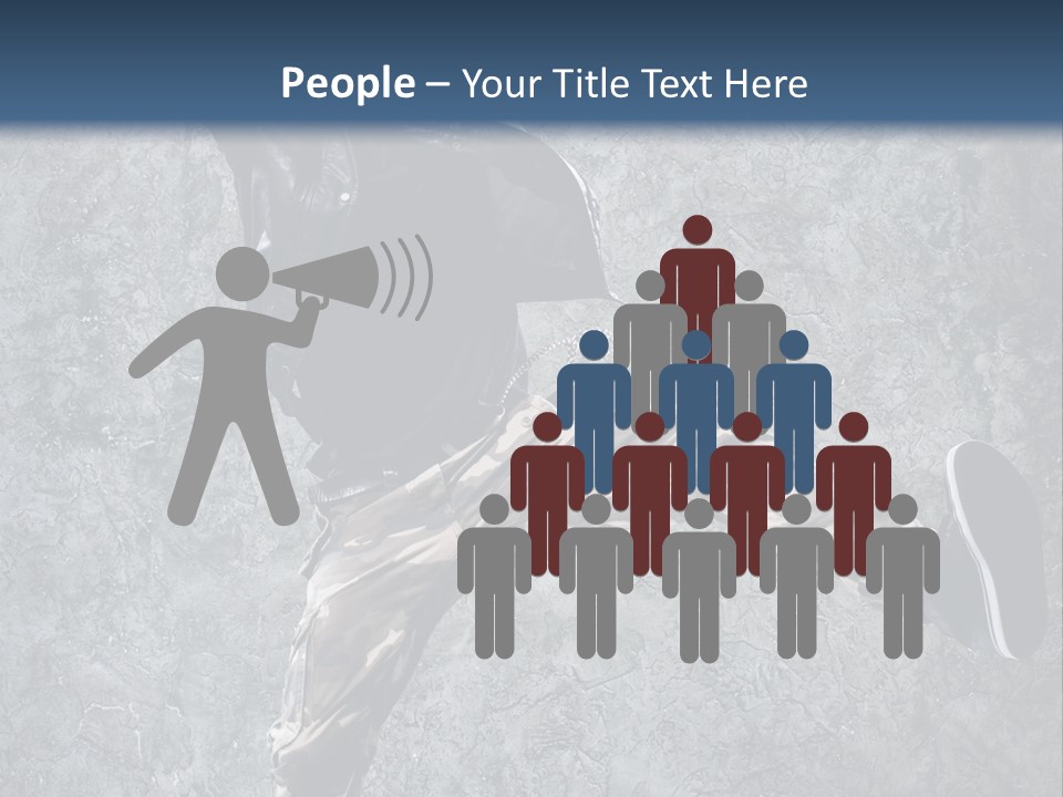 Modern Model Wall PowerPoint Template