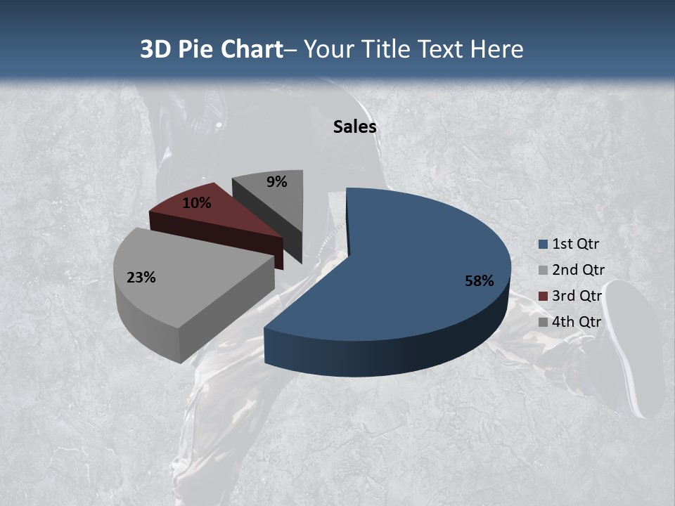 Modern Model Wall PowerPoint Template