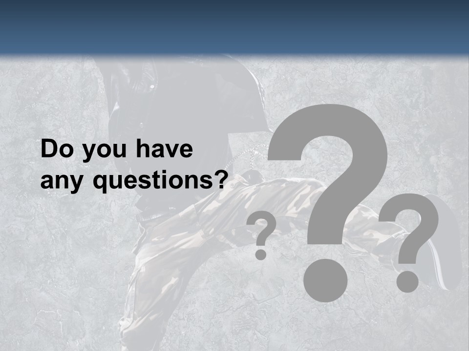 Modern Model Wall PowerPoint Template