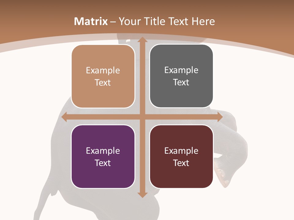 Wildlife Vertical Mammal PowerPoint Template