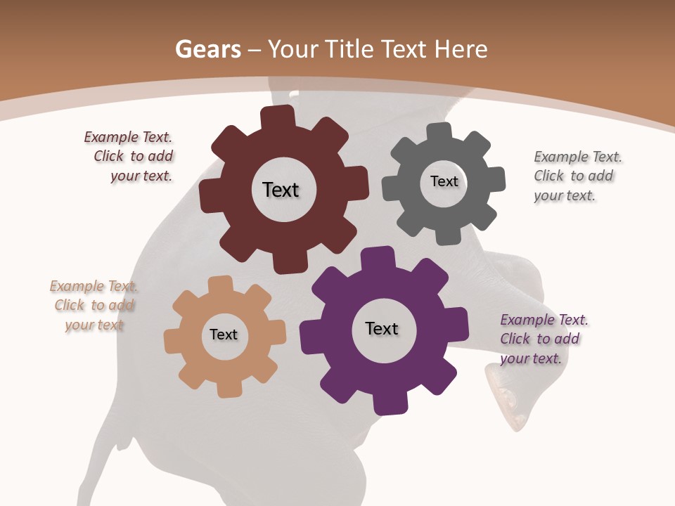 Wildlife Vertical Mammal PowerPoint Template