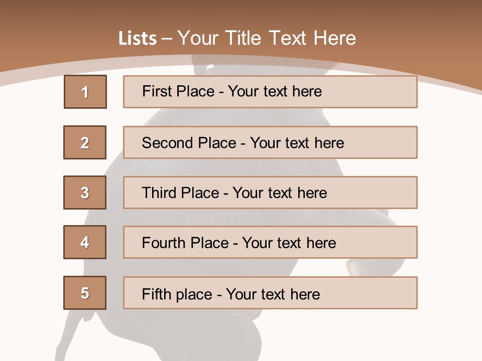 Wildlife Vertical Mammal PowerPoint Template