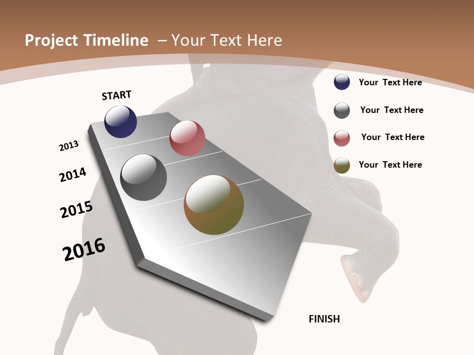 Wildlife Vertical Mammal PowerPoint Template
