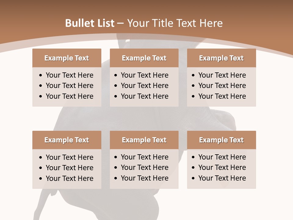 Wildlife Vertical Mammal PowerPoint Template