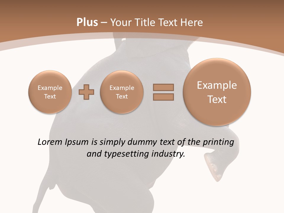 Wildlife Vertical Mammal PowerPoint Template