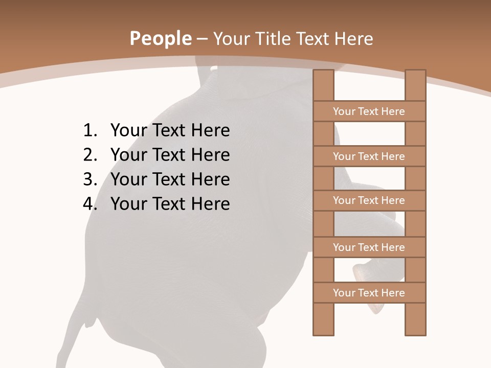 Wildlife Vertical Mammal PowerPoint Template