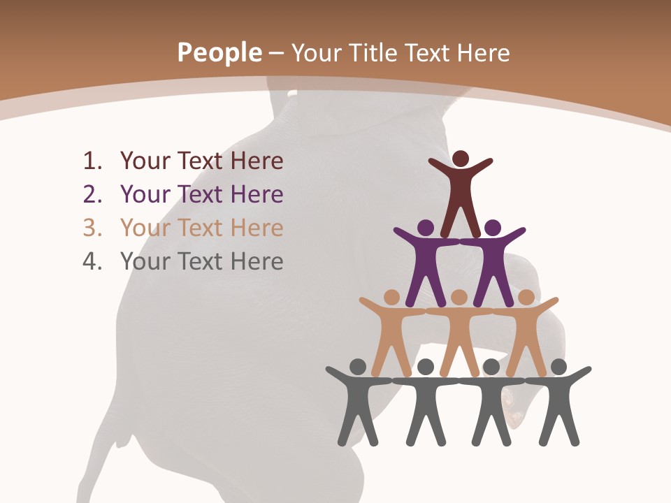 Wildlife Vertical Mammal PowerPoint Template