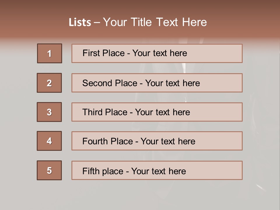 Collar Fashion Necktie PowerPoint Template