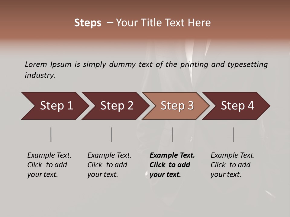 Collar Fashion Necktie PowerPoint Template