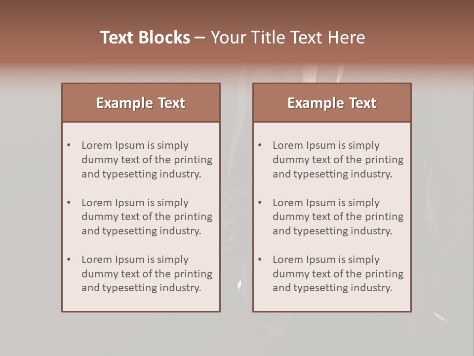 Collar Fashion Necktie PowerPoint Template