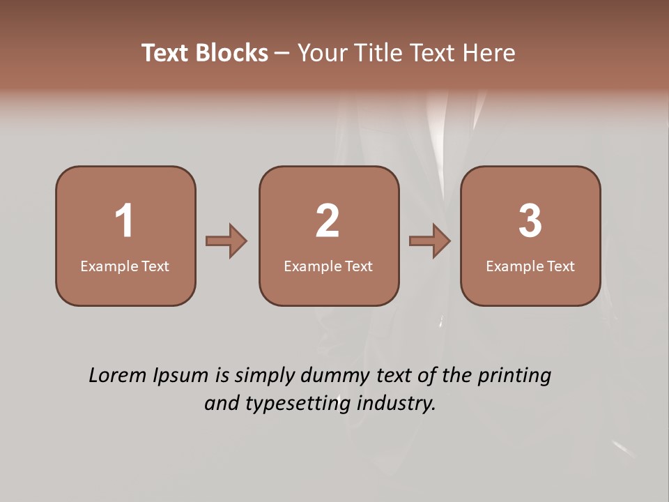 Collar Fashion Necktie PowerPoint Template