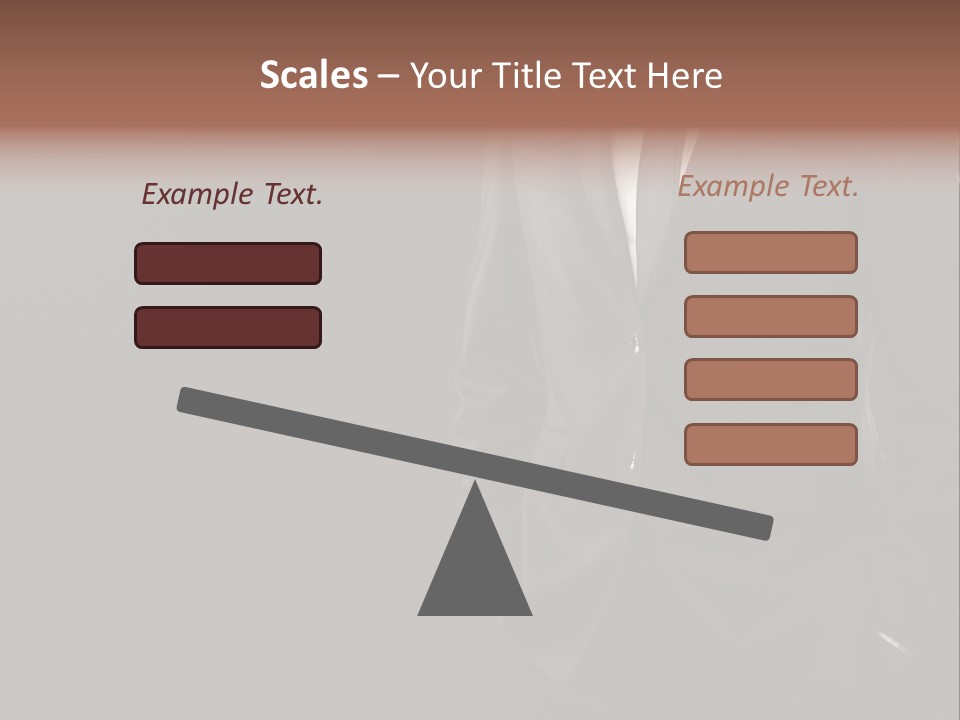 Collar Fashion Necktie PowerPoint Template