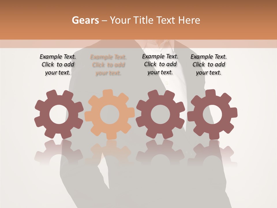 Studio Standing Posing PowerPoint Template