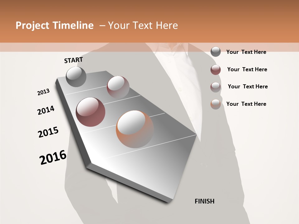 Studio Standing Posing PowerPoint Template