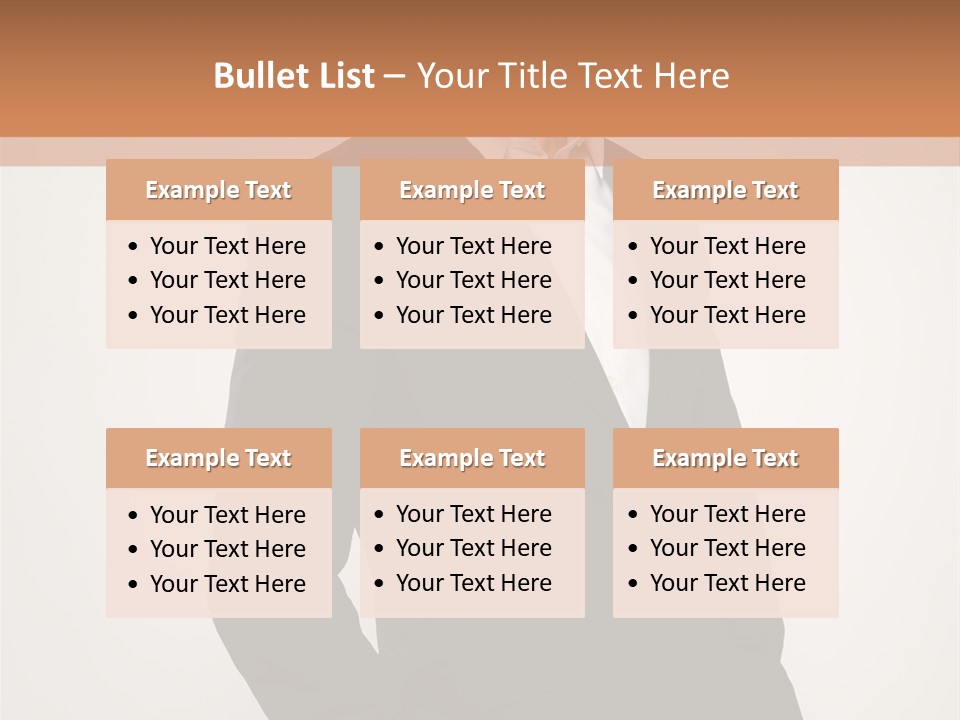 Studio Standing Posing PowerPoint Template
