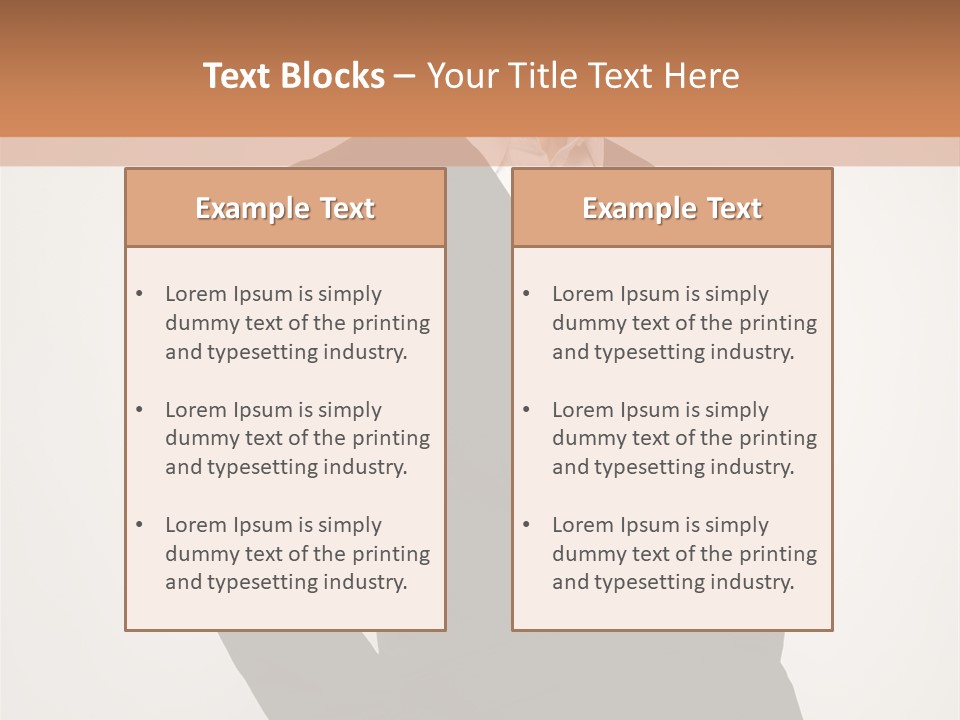 Studio Standing Posing PowerPoint Template