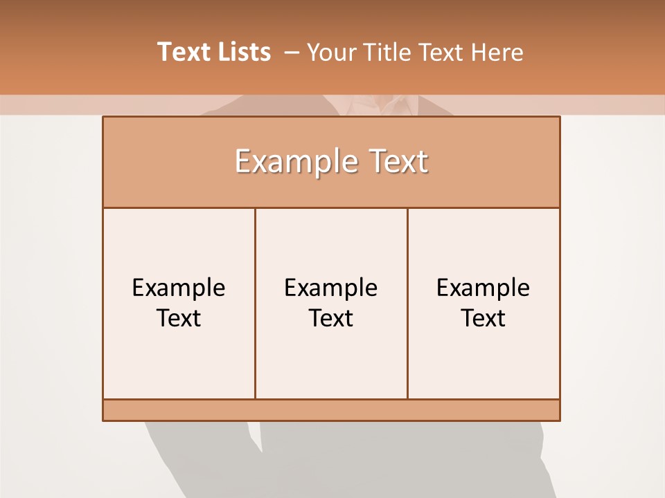 Studio Standing Posing PowerPoint Template
