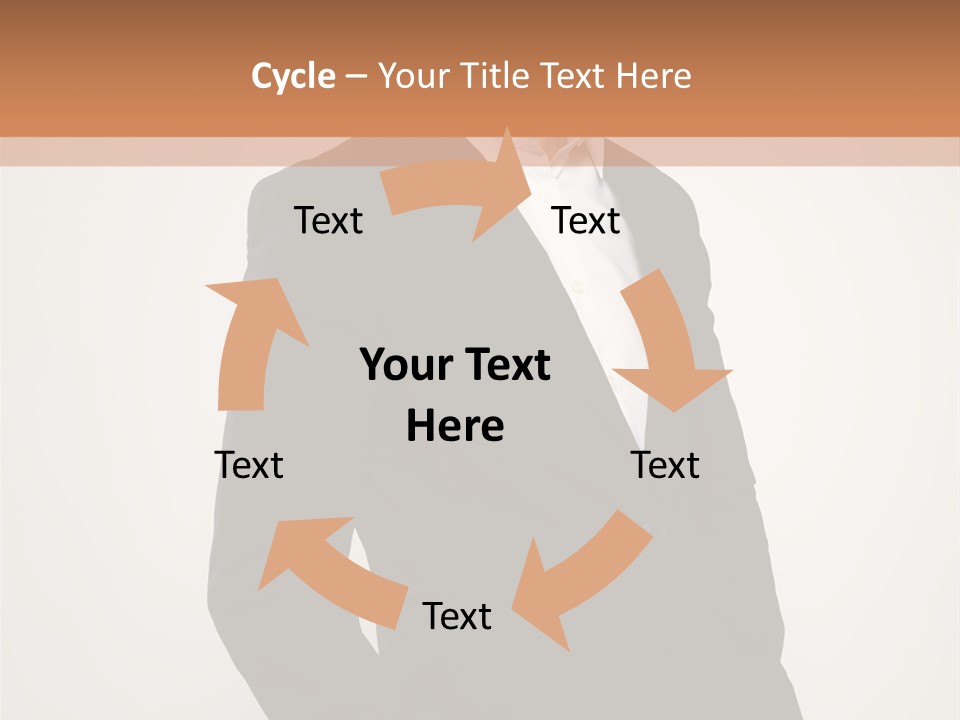 Studio Standing Posing PowerPoint Template