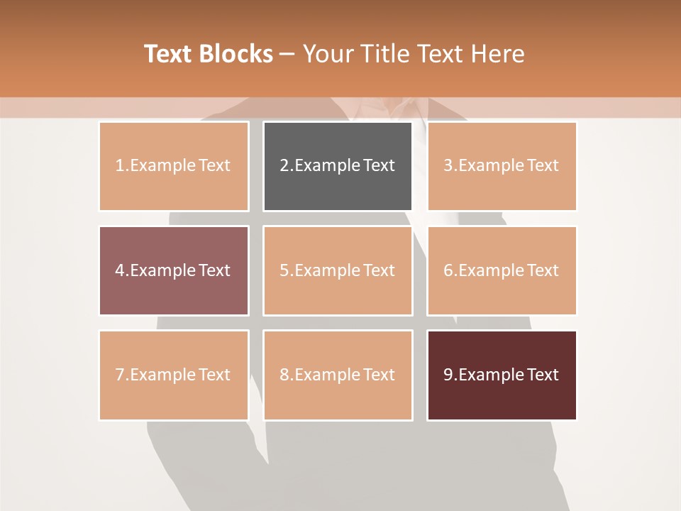 Studio Standing Posing PowerPoint Template