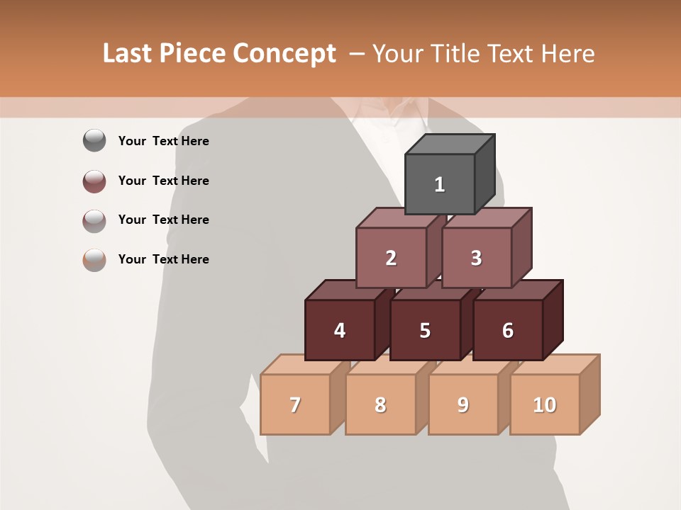 Studio Standing Posing PowerPoint Template