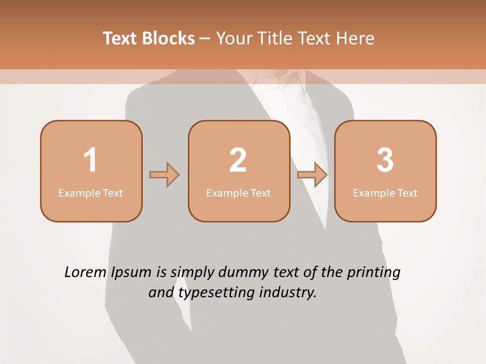 Studio Standing Posing PowerPoint Template