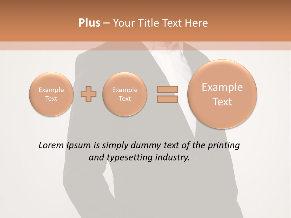 Studio Standing Posing PowerPoint Template