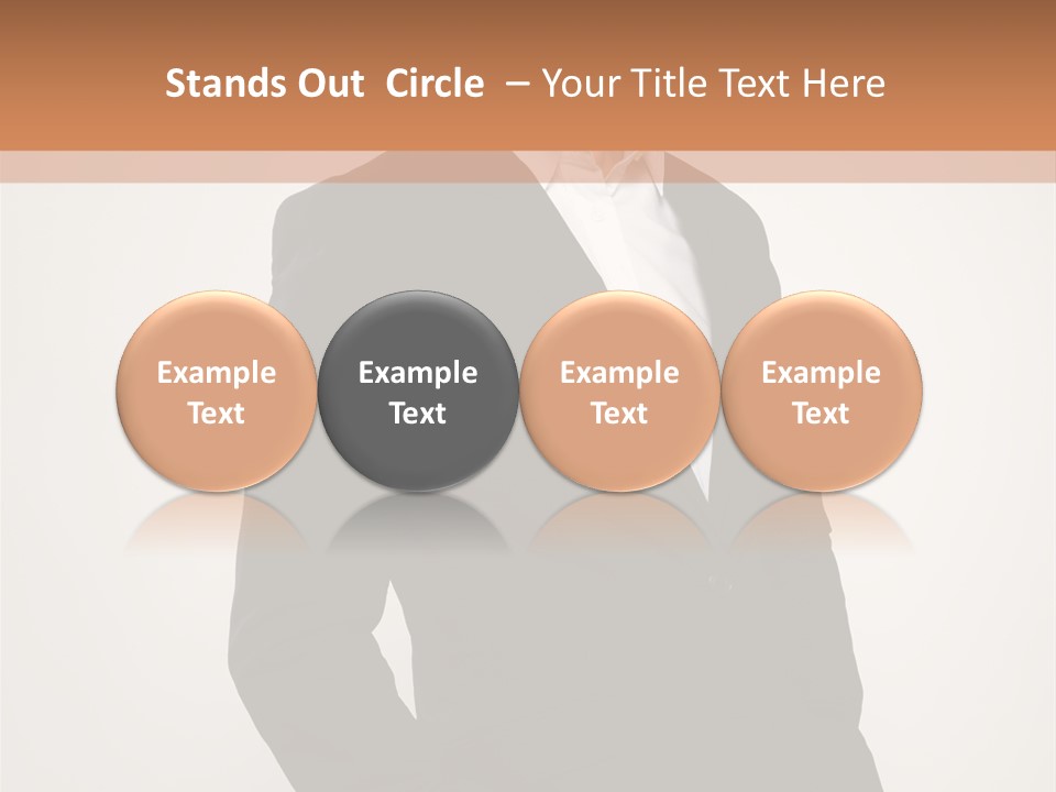 Studio Standing Posing PowerPoint Template