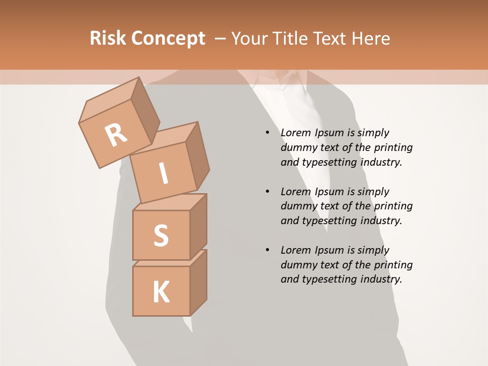 Studio Standing Posing PowerPoint Template