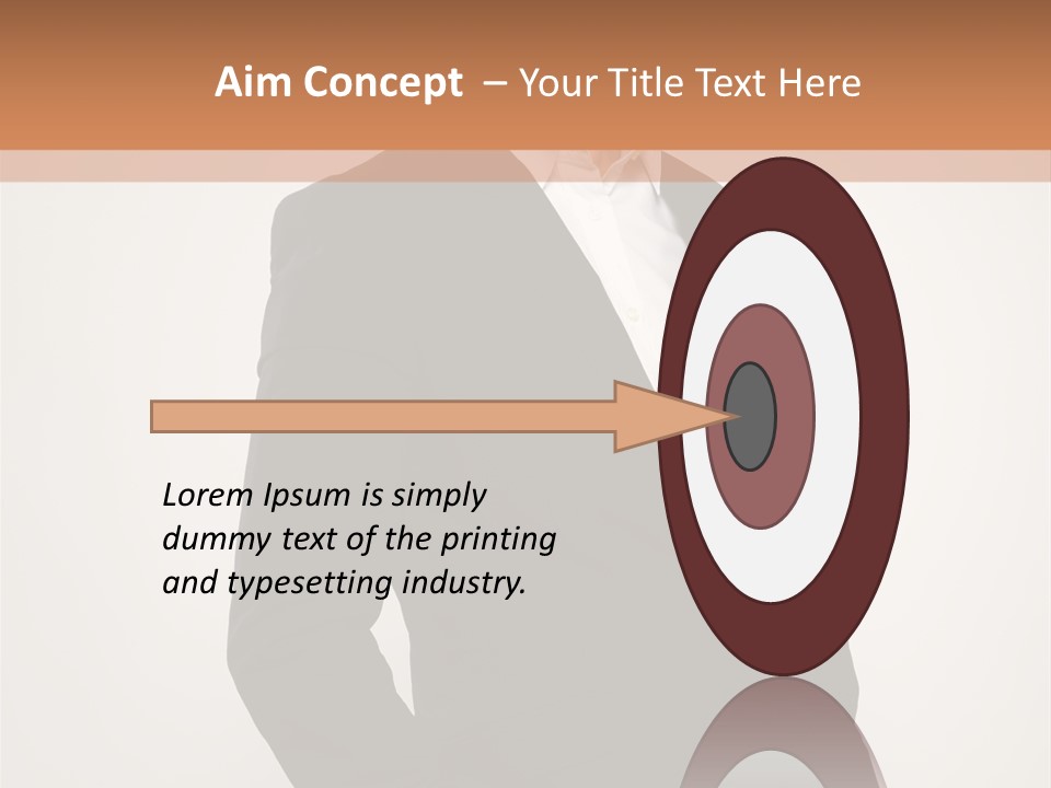 Studio Standing Posing PowerPoint Template