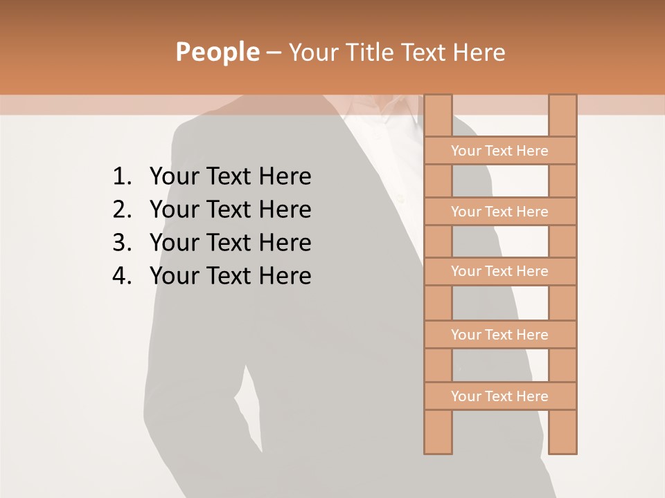 Studio Standing Posing PowerPoint Template