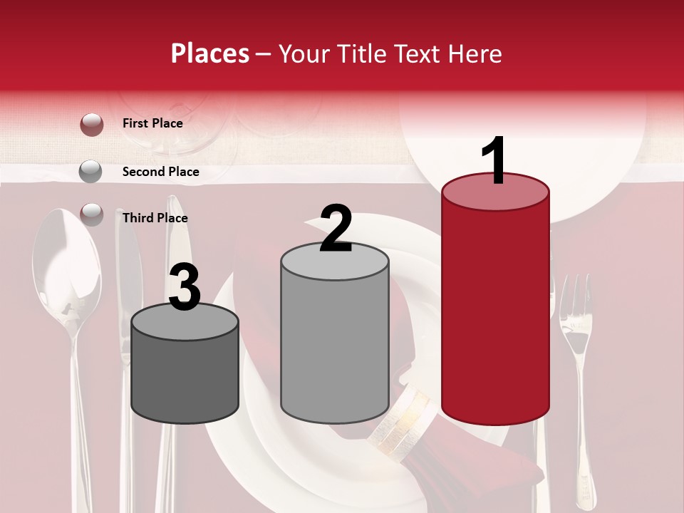 Nobody Holiday Napkin PowerPoint Template