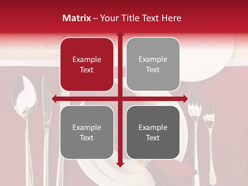 Nobody Holiday Napkin PowerPoint Template