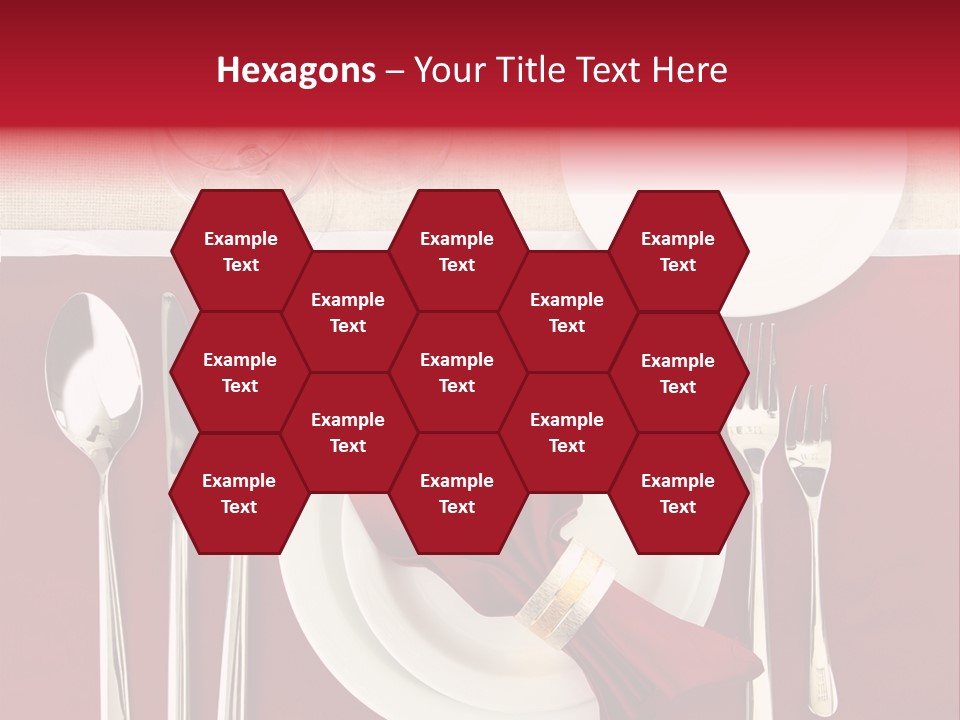 Nobody Holiday Napkin PowerPoint Template