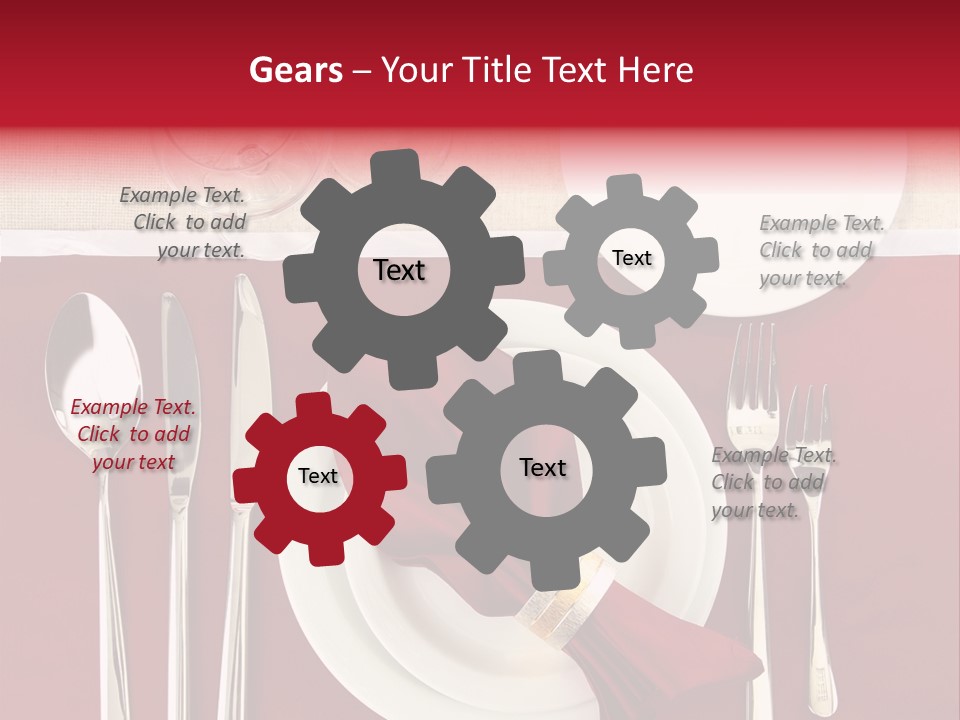 Nobody Holiday Napkin PowerPoint Template