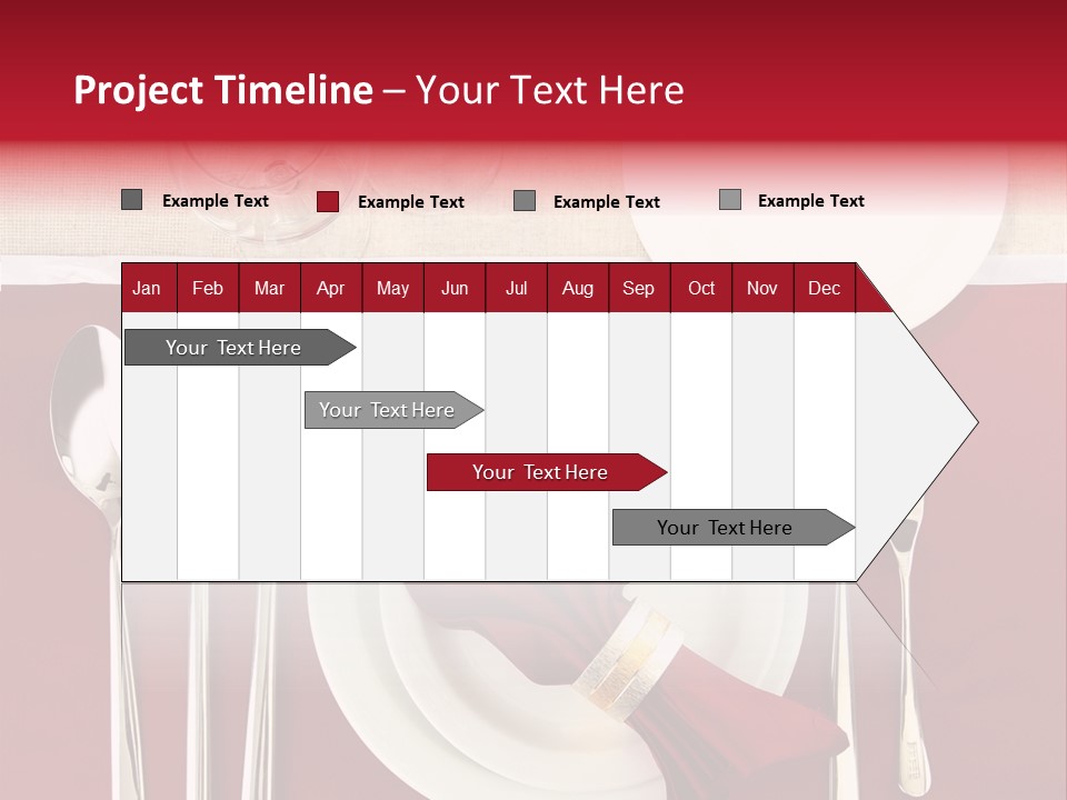 Nobody Holiday Napkin PowerPoint Template
