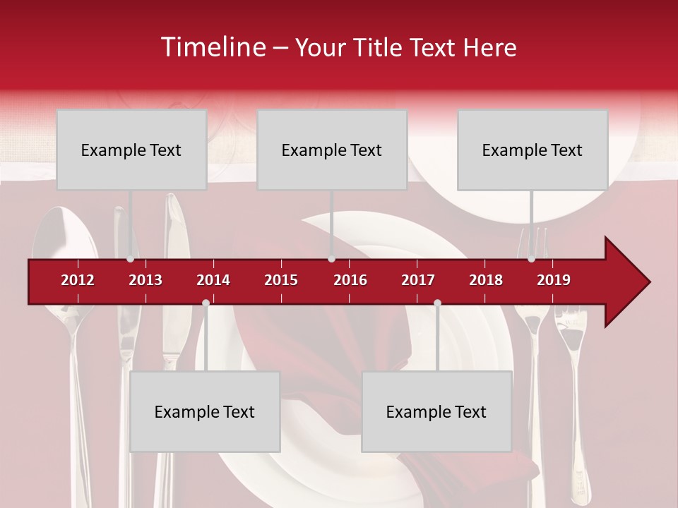 Nobody Holiday Napkin PowerPoint Template
